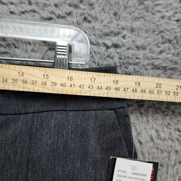 Briggs Pants Womens 16 Gray Stretch High Rise Comfort Waistband Dress NWT - Picture 6 of 16